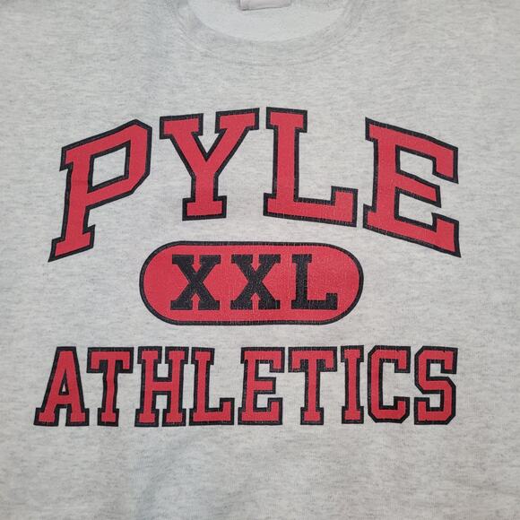 VTG Y2K Champion Pyle Athletics Sweatshirt Mens Medium (Tagged S) Boxy Fit - Picture 2 of 6